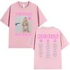 Kesha Yippee Kiyay Tour 2025 T Shirt Unisex Women Aesthetic Fashion Short Sleeve Tshirts Casual Retro High Quality Cotton Tshirt