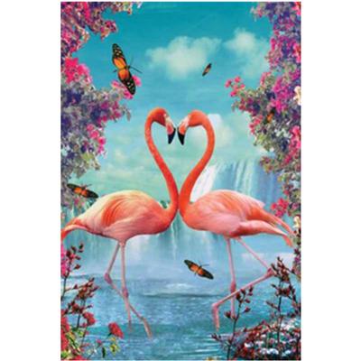 5D Diy Diamond Painting Two Flamingos Embroidery Cross Stitch Home Decor Handmade Gift