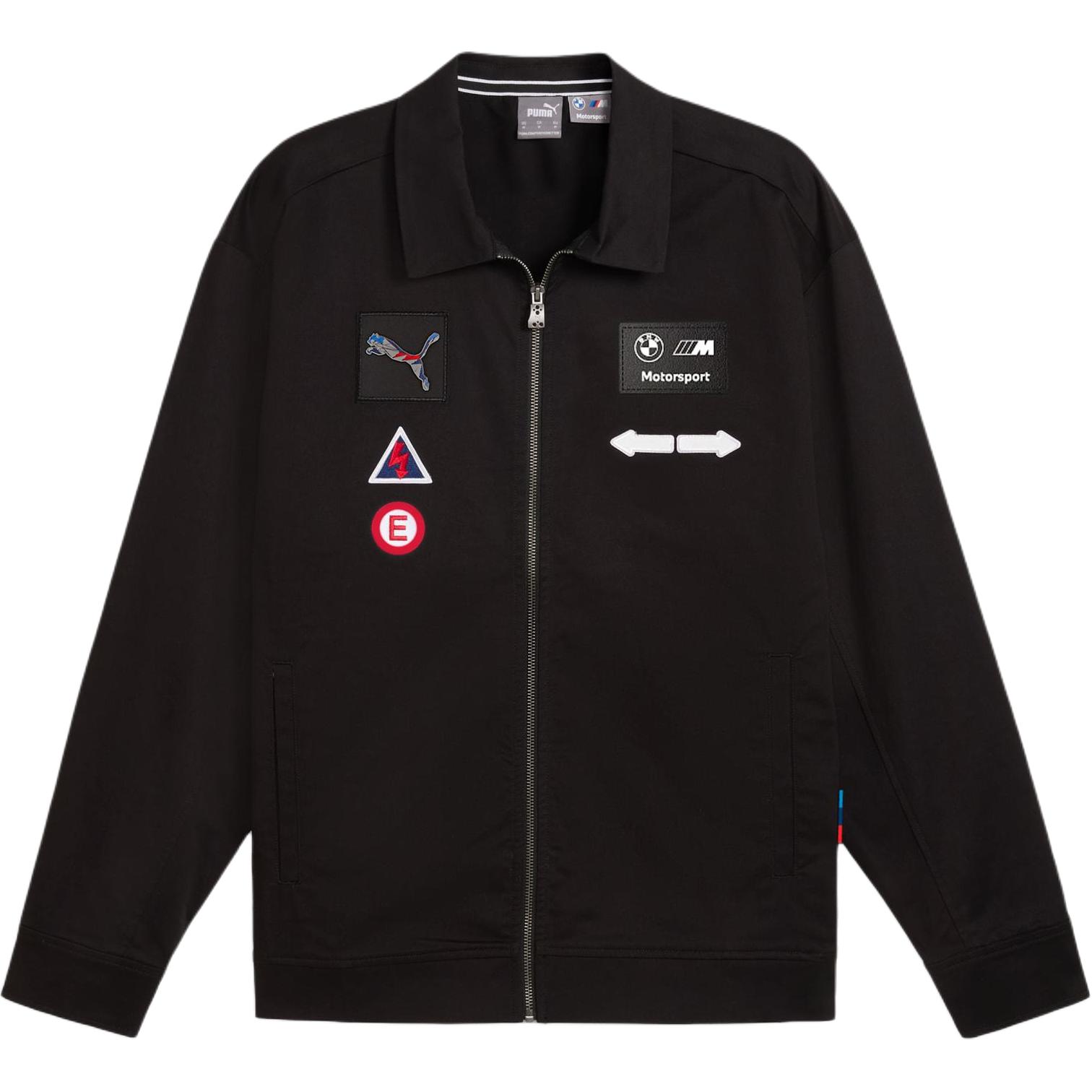 

Puma Logo Polo Neck Loose Fit Zip Long Sleeve Jacket Men jackets Black 631181-01 M