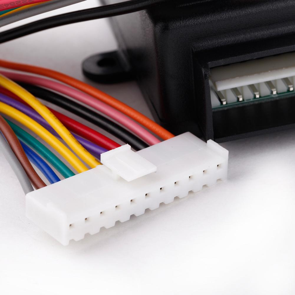 12V Car Door Lock Keyless Entry System Kit 2 Button Remote Control Auto Locking Security Keyless Entry Kit Remote Trunk Release