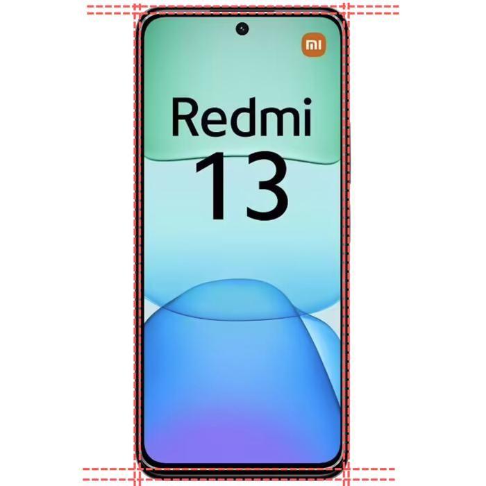 Coque pour Xiaomi Redmi 13 - Phonillico® - Souple - Transparent - 2 Verres Trempé - Résistant aux rayures