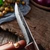 Tasak do mięsa ze stali nierdzewnej Kuty nóż do odkostniania Nóż rzeźniczy Nóż szefa kuchni z pochwą