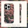 Oil Painting Rose Garden Phone Case for IPhone 17AIR 16E 16 15 14 13 12 11 17 Pro Max Plus Double-layer Back Cover
