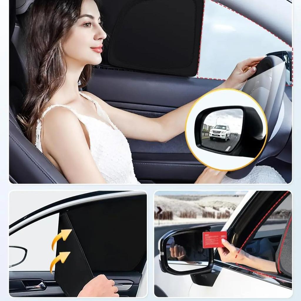 BED1 For Tesla Model Y Juniper 2025 Launch Sun Shade Front Rear Side Window Sunshade Windshield Sun Visor Outdoor Camping Accessories