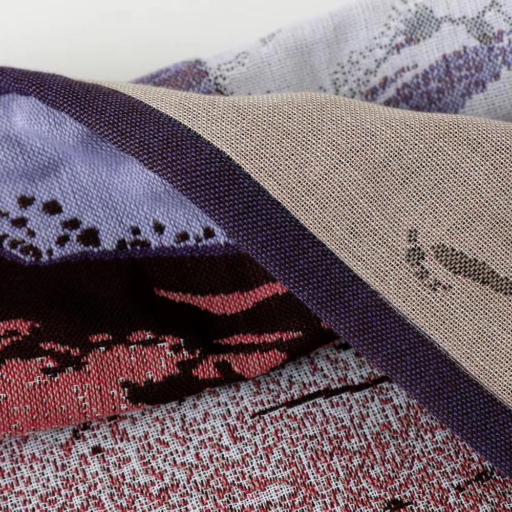 34x40cm Hand Towel Quick Dry Decorative Pure Cotton Face Towel Vintage Embroidery Flower 4 Layer Cotton Gauze Home Handkerchief