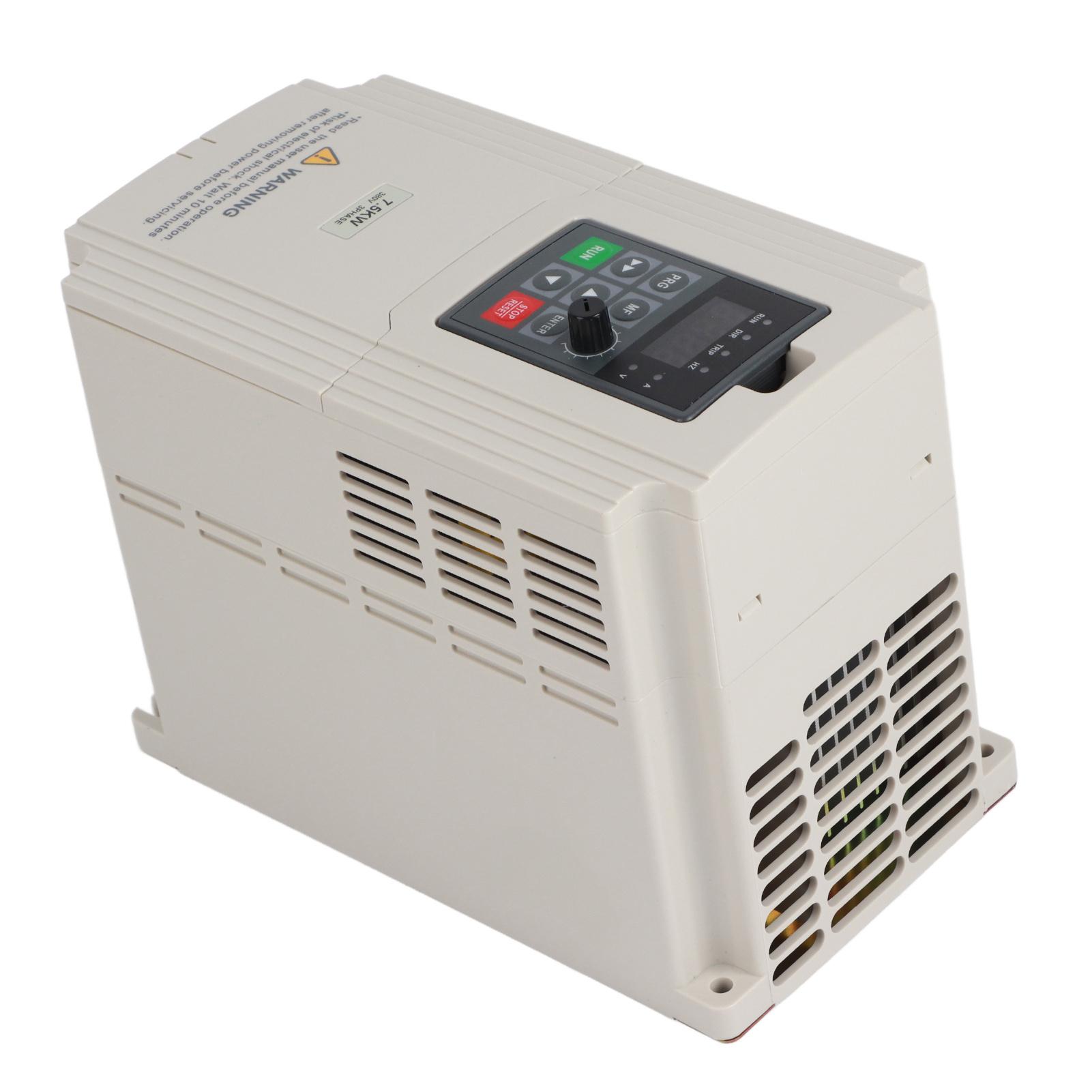 

1.5KW‑7.5KW VFD Inverter VariablE Frequency Drive Converter 3‑Phase 380V Input and Output (7.5KW )