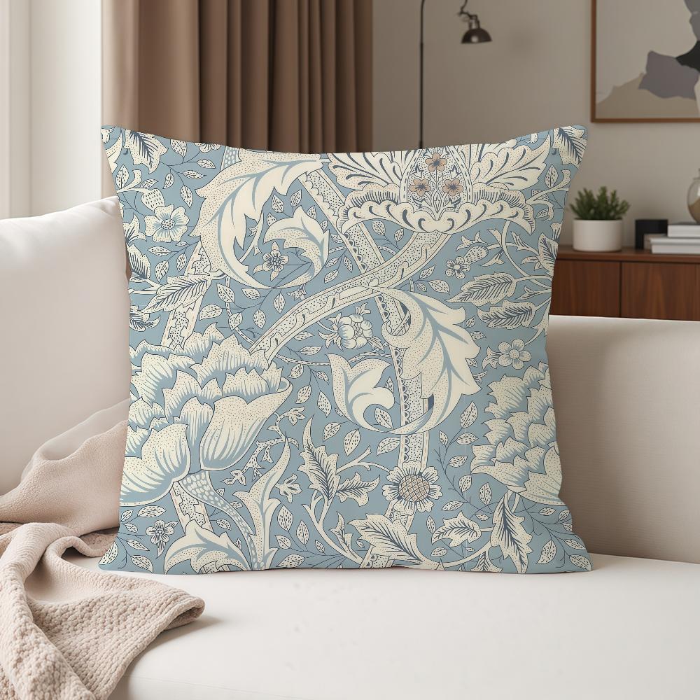 Retro Art Wwilliam Mmorris Pillow Case Suitable For Bedrooms Living Rooms Cars Home Decoration