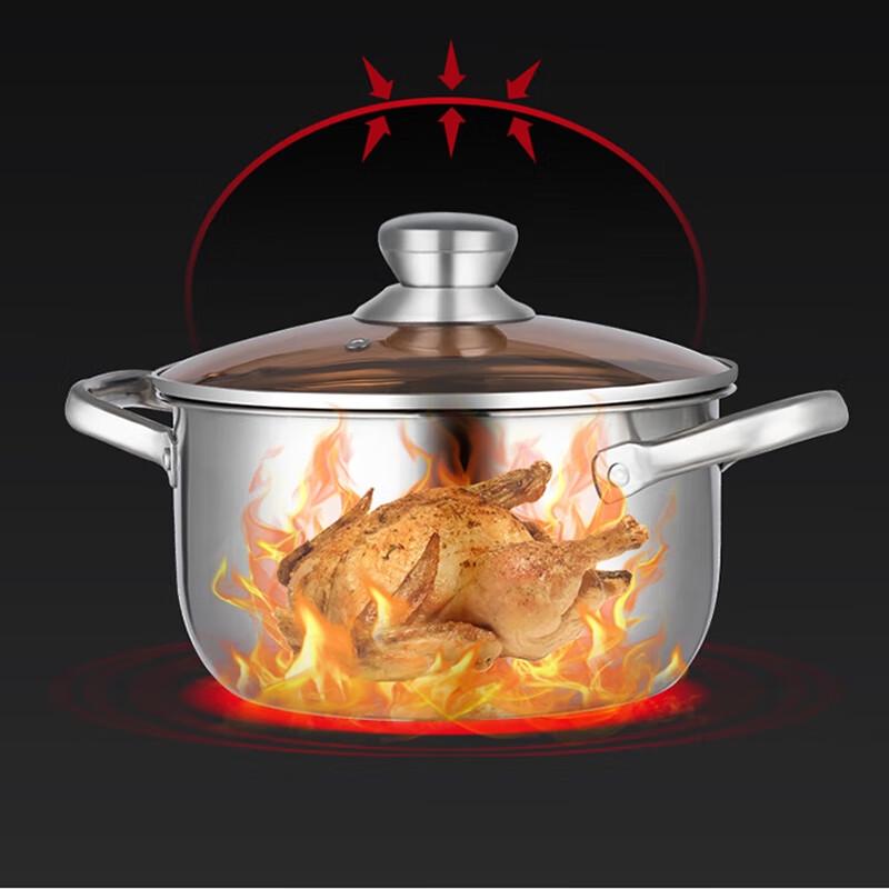 Yifule Starry Edelstahl 2-teiliges Topfset