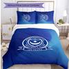 Portsmouth FC Printed 3PCS Bedding Set Breathable Duvet Cover with Pillowcases Decorative Bed Linen for Bedroom Home