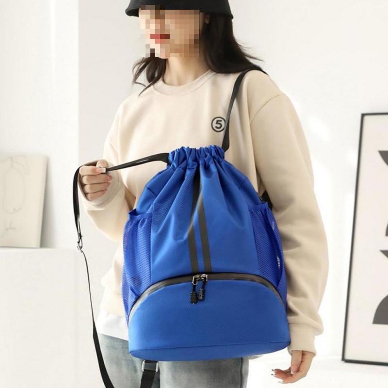 Sports Backpack for Men & Women: Wet/Dry Separation, Fitness Drawstring, Basketball & Swimming Bag