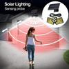 LED Wall Decorative Lamp Waterproof Solar Outdoor Sunlight Lamp Sensory Switch Easy Installation Adjustable for Courtyard Park