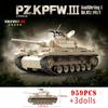 II Wojna Światowa Armia WW Rosyjski Czołg Ciężki T-34 KV-1 Zestaw Klocków Panther Sherman Tiger Panzer Maus Czołgi Klocki Klocki Zabawki dla Dzieci Zestawy Prezent