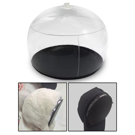 Cap Stand Easy To Deflate Portable Long Lasting Air Inflation PVC Transparent Hat Holder for Shopping Mall