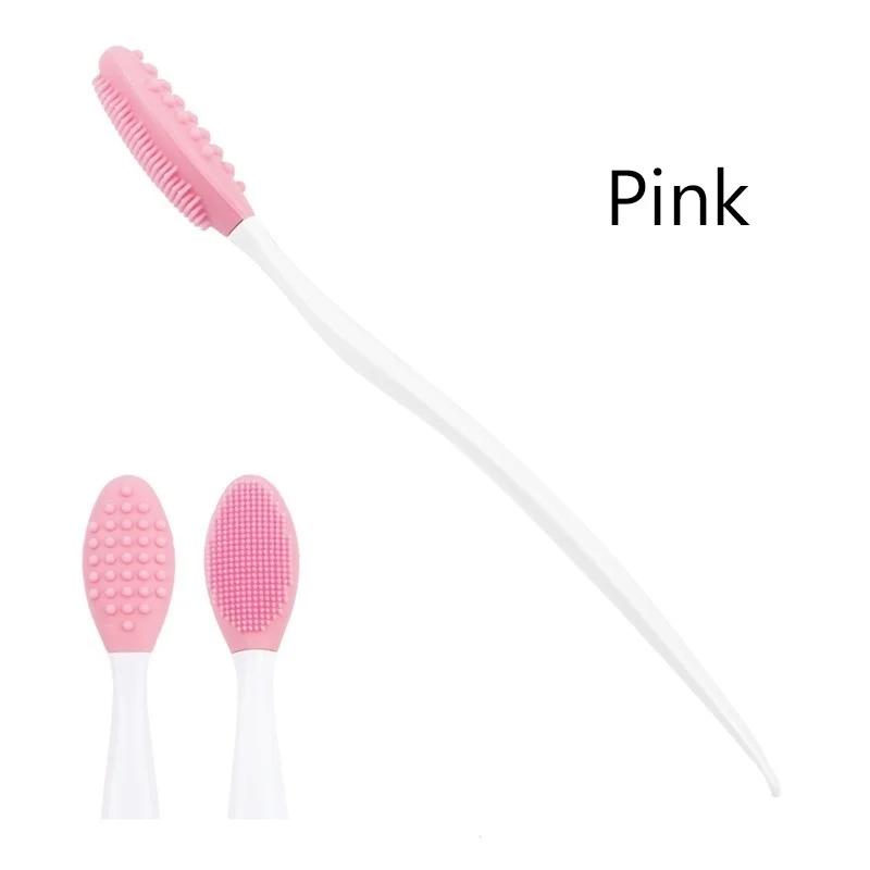 1PZ/4PZ Cura della Pelle Bellezza Lavaggio Viso Pennello in Silicone Esfoliante Pulizia Naso Rimozione Punti Neri Strumenti Con Testa di Ricambio