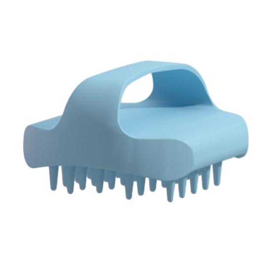 Shampoo Brush Ergonomic Soft Silicone Scalp Massager Non-Slip Handle Massage Mud Shampoo Brush Hair Washing Tool