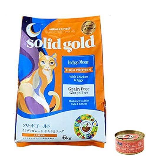 

Solid Gold Indigo Moon for all for 6kg included Fish4 Tuna Salmon (Suitable ages, cats) Genuine (Gift = & can)