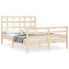 VidaXL Bed Frames with Headboard Small Double Solid Wood 3193956