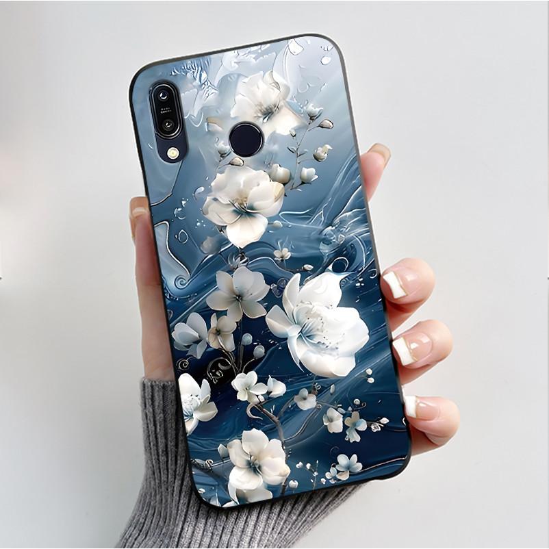 Soft TPU Case For ASUS Zenfone Max Pro M1 ZB601KL ZB602K ZB555KL Flowers Painting Silicone Case UltraThin Back Protective Cover