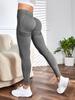 European and American Popular Seamless High Waist Hip-Lifting Yoga Pants with Abdomen Control
