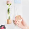 2Pcs Elegant Magnetic Test Tube Vases for Displaying Flowers On Fridge or Metal Surfaces Flower Arrangement Mini Planter