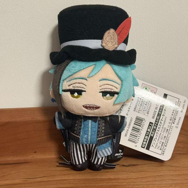 New 10cm Riddle Room Nunu Azul Malleus IDIA Soft Stuffed Dolls Pendant Twisted Wonderland Plush Toy Peluche