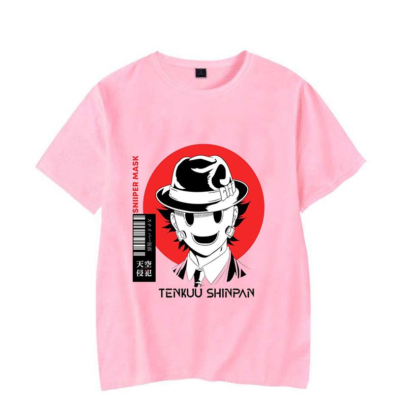 New Anime High-Rise Invasion Printed T-Shirts Women Men Short Sleeve Funny Round Neck Tee Shirt Casual Summer Tops