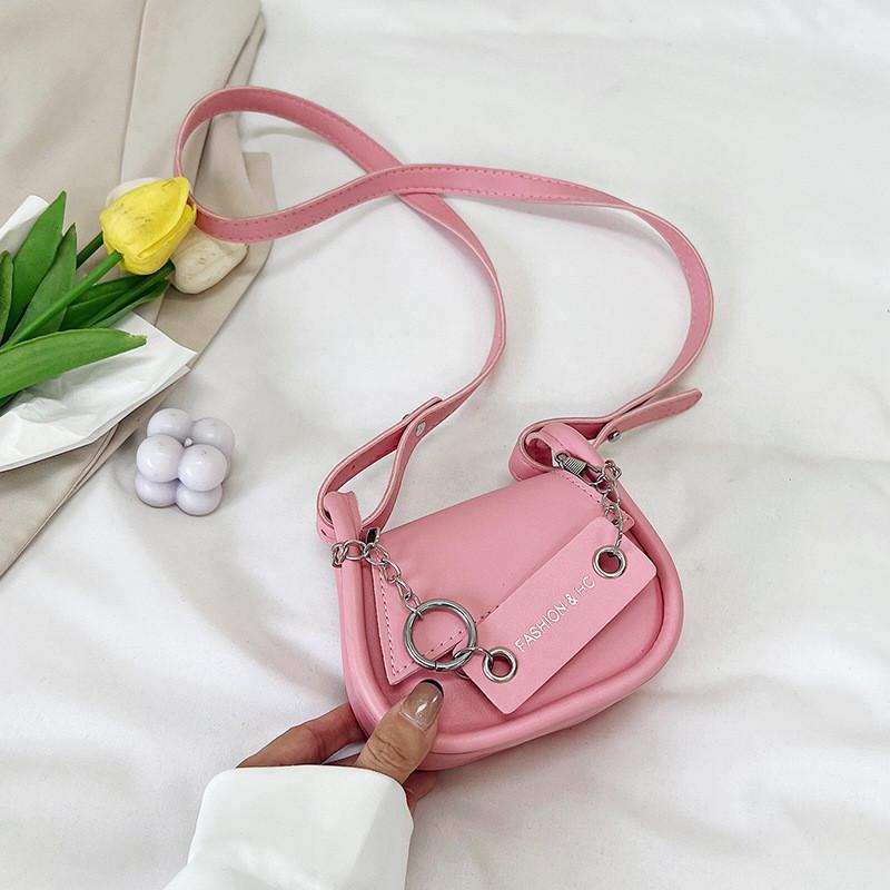 Modische Satteltasche Street Style PU-Leder Kleine Umhängetasche Für Damen 2023 Neu Sommer Lässig Einzelne Umhängetasche