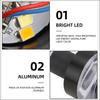 2 Stück Motorrad LED Lenkerlicht Lenkerende Blinker für Auto LED Blinker Universal Lenkergriff Stecker Seitenmarkierungsleuchte