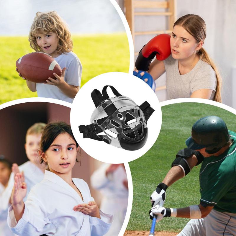 Taekwondo Face Shield Taekwondo Protection Clear Detachable Protector Protective Mask For Sports Boxing Taekwondo Karate