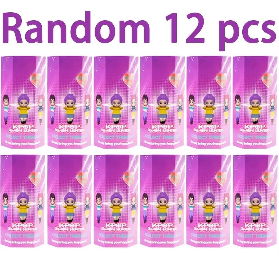 @Demon Hunter Kpop Style Acrylic Christmas Tree Ornament Cute Gothic Advent Blind Box Holiday Decor for Teens And Women