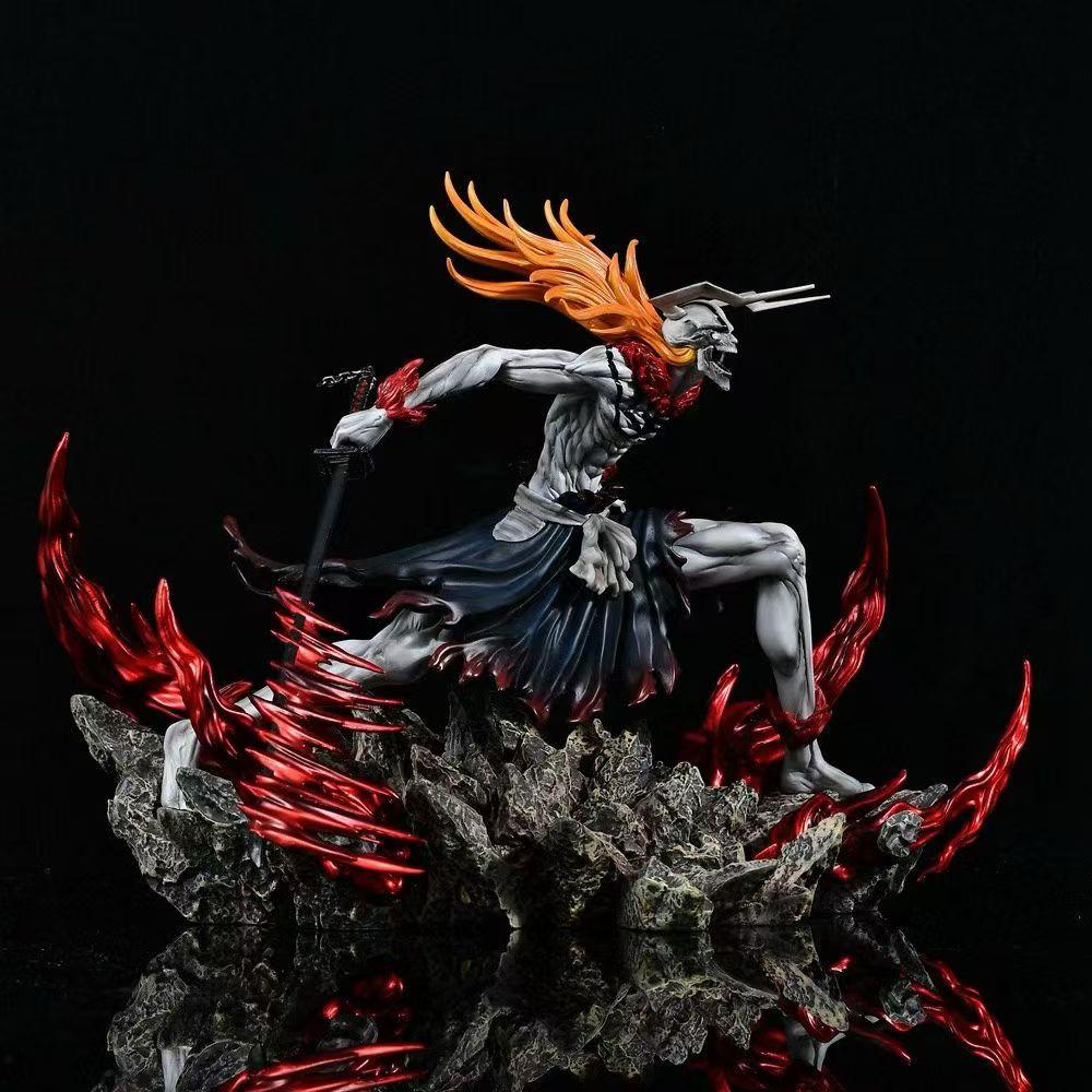 23cm Bleach Anime Figur Kurosaki Ichigo 2.0 GK Figuren PVC Action-Statue Modell Puppe Sammlung Zimmerdekoration Schreibtischspielzeug Geschenke