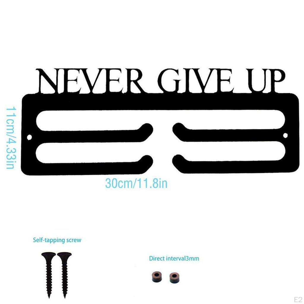 Wall Mount Medal Holder Award Ribbon Organizer Medals Display Rack for Volleyball