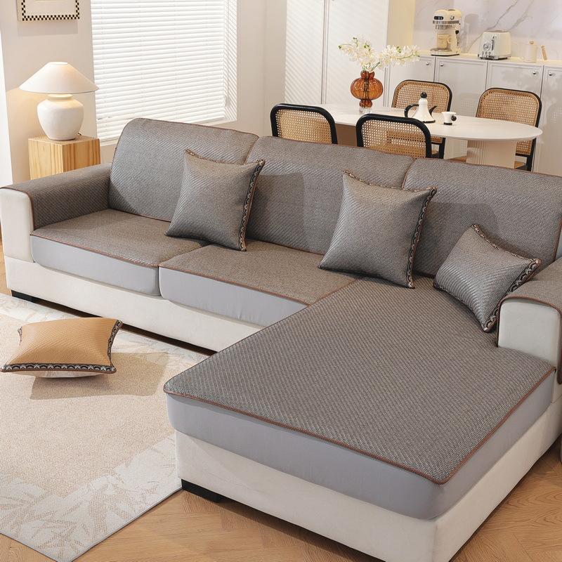 

Новая летняя шляпа для дивана, чехол для подушки, ротанговый коврик, нескользящий, высококачественный, летний чехол для коврика, накидка, ткань 70*70cm