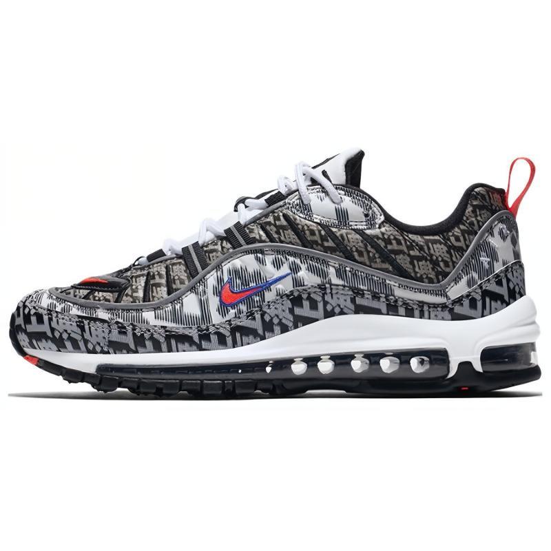 Nike Air Max 98 Shanghai Marathon China Exclusive 'Black White Grey' Women's Sneakers Casual Shoes BV6956-106