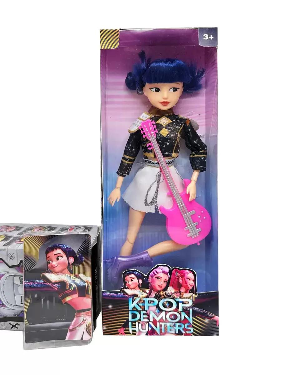 Toy Rumi Mira Zoey Birthday Surprise Gift For Girls  Sell With Delicate Texture Anime 30CM K-Pop Demon Hunters Doll Vinyl colore giallo chiaro