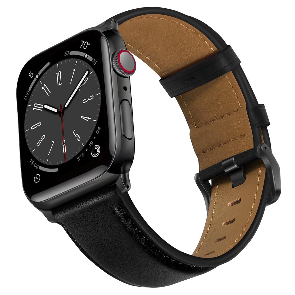 Watch Band for Apple Watch Ultra 3 2 1 49mm/Series 11 10 46mm/9 8 7 45mm/SE3 SE2 SE 6 5 4 44mm/3 2 1 42mm Genuine Cow Leather Strap