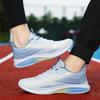 Breathable Knitted Running Shoes Unisex Lightweight Soft Sole Sneakers Non-slip Comfort Casual Trainers for Jogging Walking Fitness