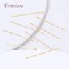 18K Gold Plated Ball Head Pins,Long Stem Beading Pins For Jewelry Making,DIY Craft Jewelry Findings,Earrings Accessories