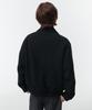 Musinsa Standard Wool Blend Minimal Blouson Jacket [Black]