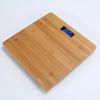 Square Bamboo Weight Scale 180KG Model Electronic Weighing Scale Smart Body Fat Scale  Bathroom