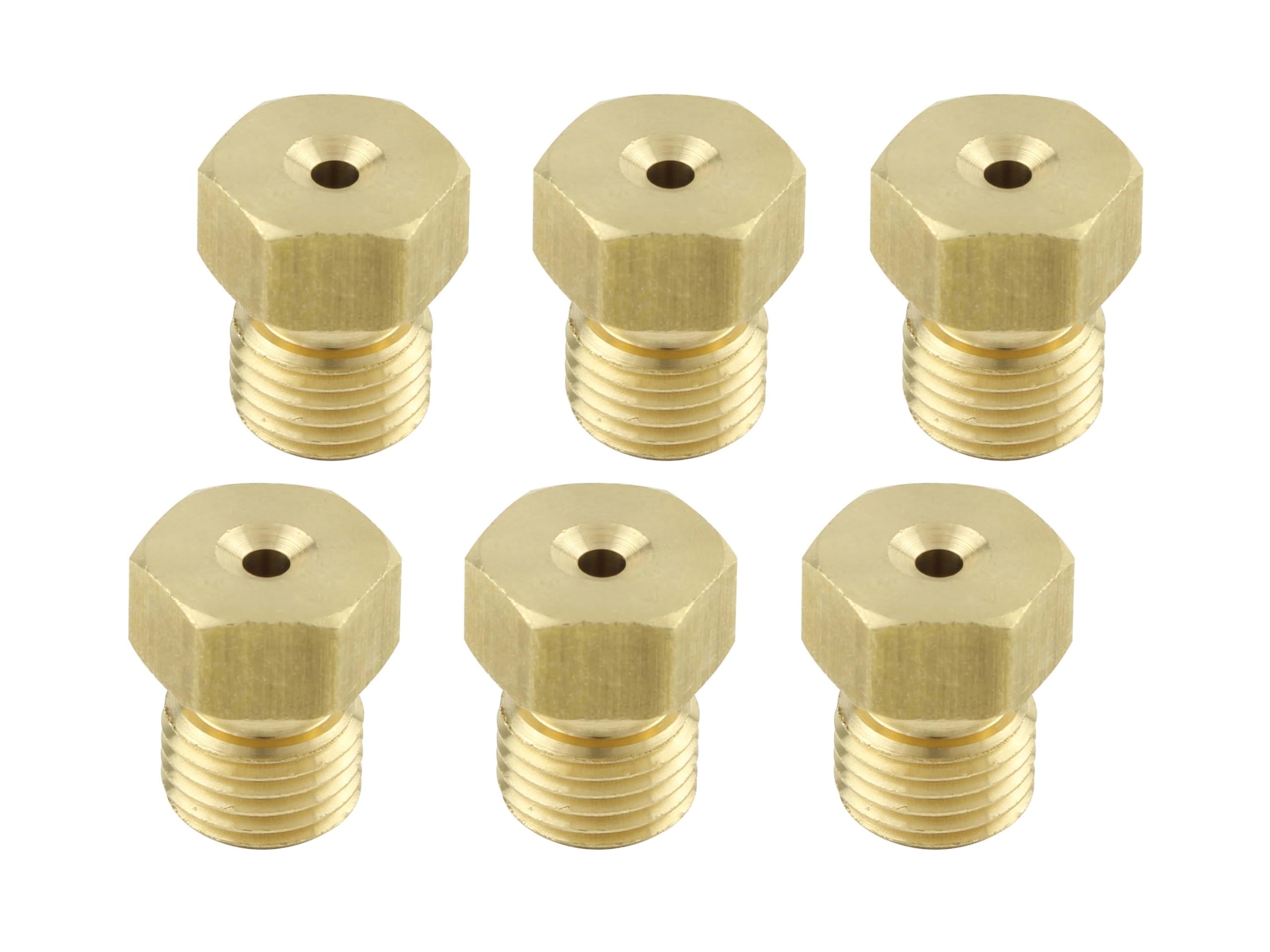 

POSH Мотоциклетные товары Главный жиклер 6 Жиклеров увеличенного размера (8X10.5) (Угол) [Совместимый] Majesty (-1997) | НОВЫЙ Majesty (1999-2007) 722311-10 золотой