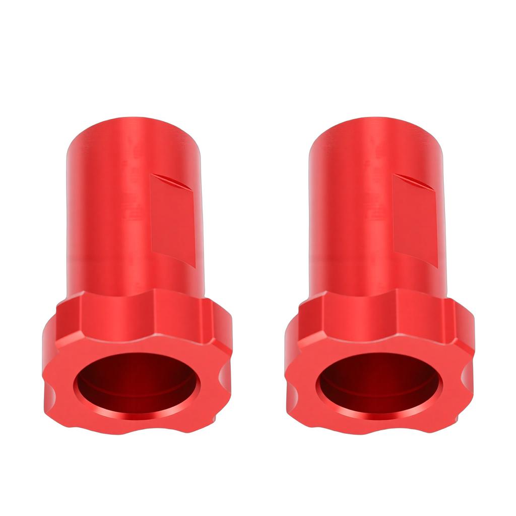 2Pcs Car Spray Gun Cup Adapter 16mm Female Thread 1.5mm Pitch Universal for Paint Red
