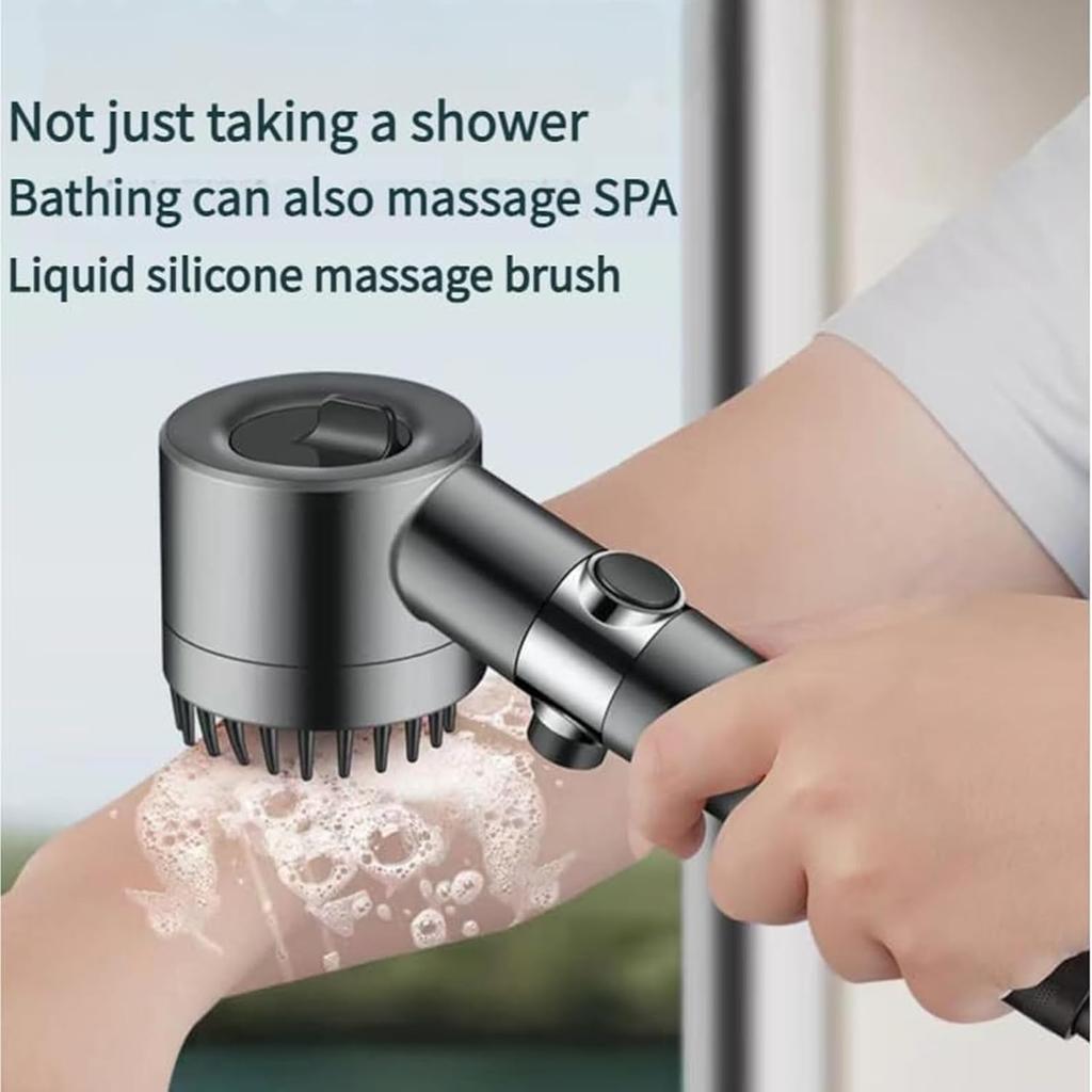Nuovo rubinetto a goccia ionica da bagno portatile con rubinetto per soffione doccia, filtro per doccia, turbocompressore con modalità di spruzzo multiple