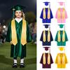 2026 Kids Graduation Gown Set 3-Piece Set Kindergarten PhD Cap And Gown for Photo Shoot Graduation Ceremony Outfit