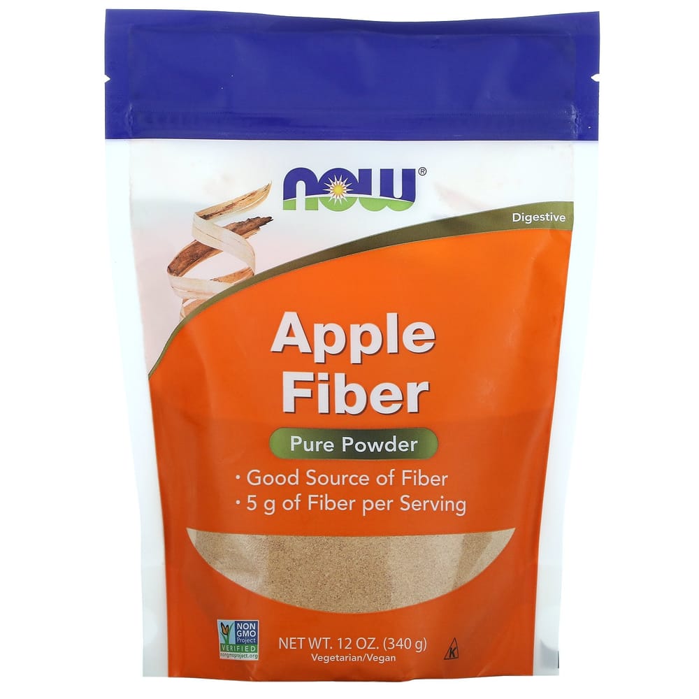 Now Foods Apple Fiber Pure Powder 340g (12oz)