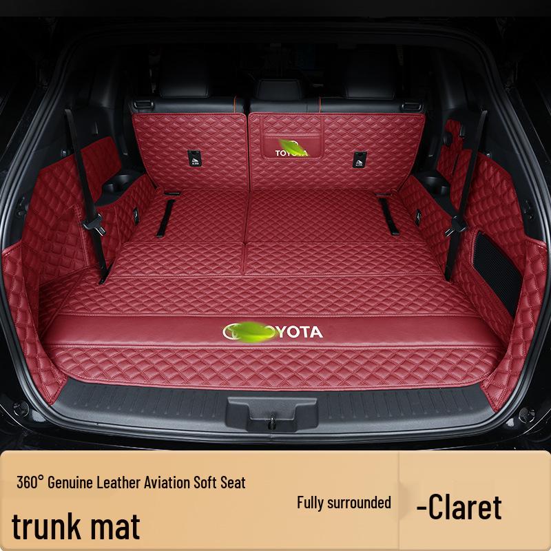 Kompletní krycí rohož do kufru pro 7místnou Toyotu Highlander - Vše v jednom interiérový doplněk