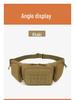 Men's Tactical Durable Outdoor Crossbody & Waist Bag with Concealed Holster - Wear-Resistant Sports Chest Bag
