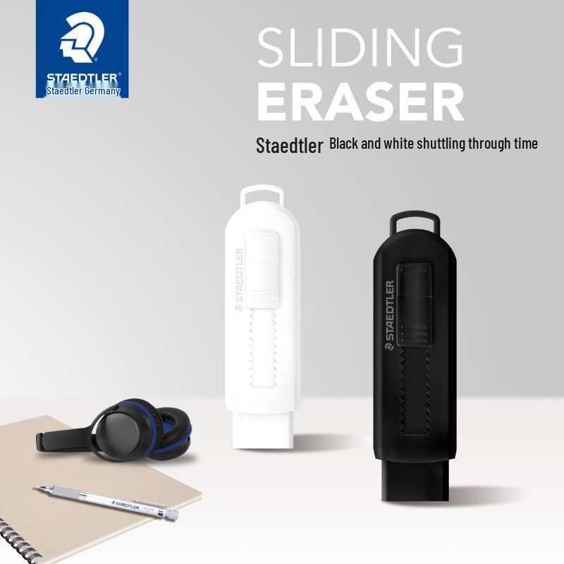 

Staedtler 525 PS1 Eco-friendly Push Eraser for Students and Offices 86x26x22mm чёрный