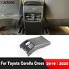 For Toyota Corolla Cross - 2024 2025 Car Armrest Box Rear Air Condition Vent Outlet Cover Trim Interior Accessories