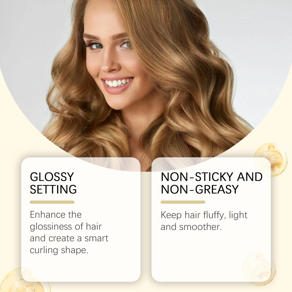 Smooth Curly Hair Styling Cream Daily Massage Scalp Straight Hair Nutrition Hair Care 147ML